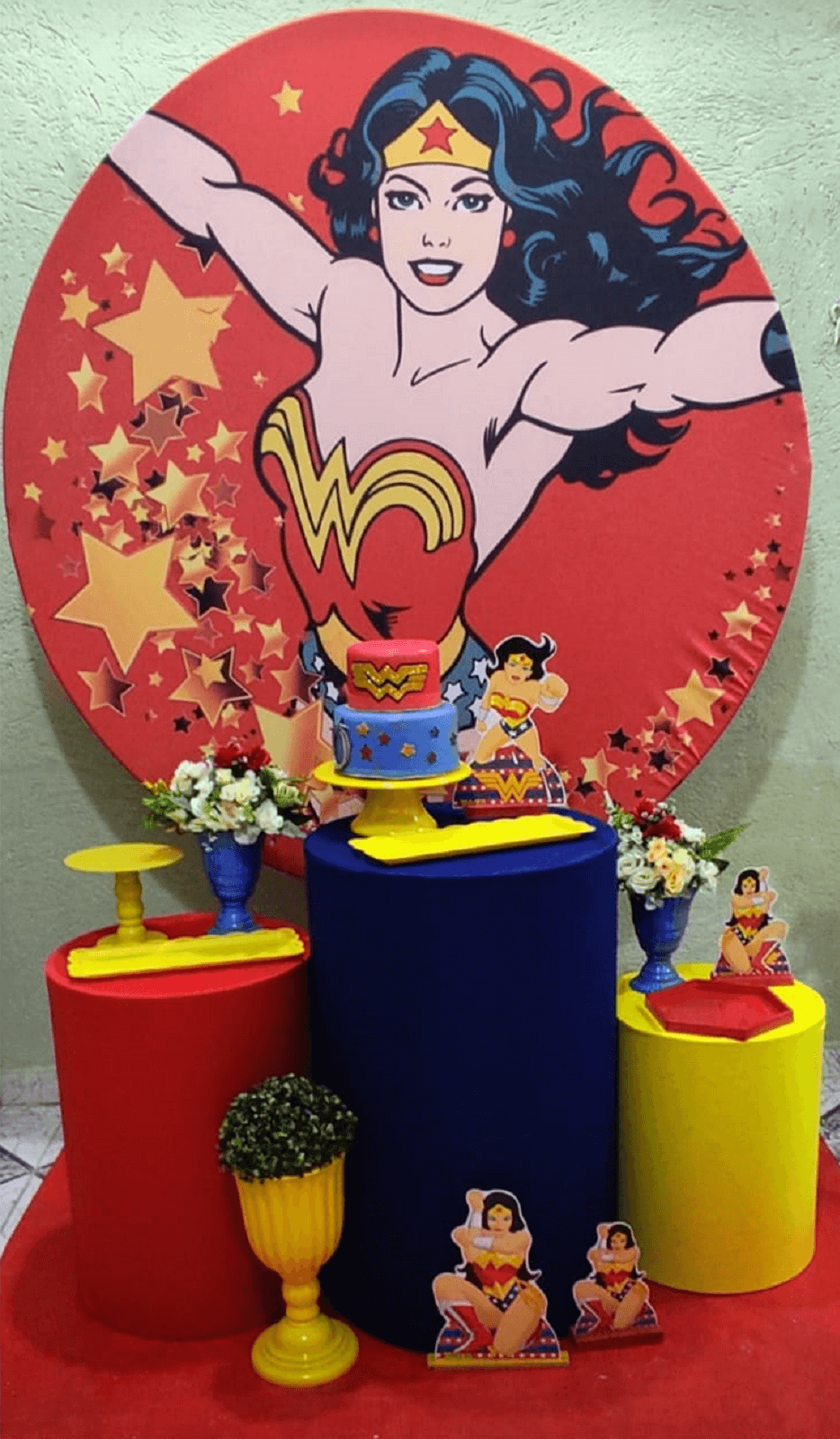 pegue e monte mulher maravilha