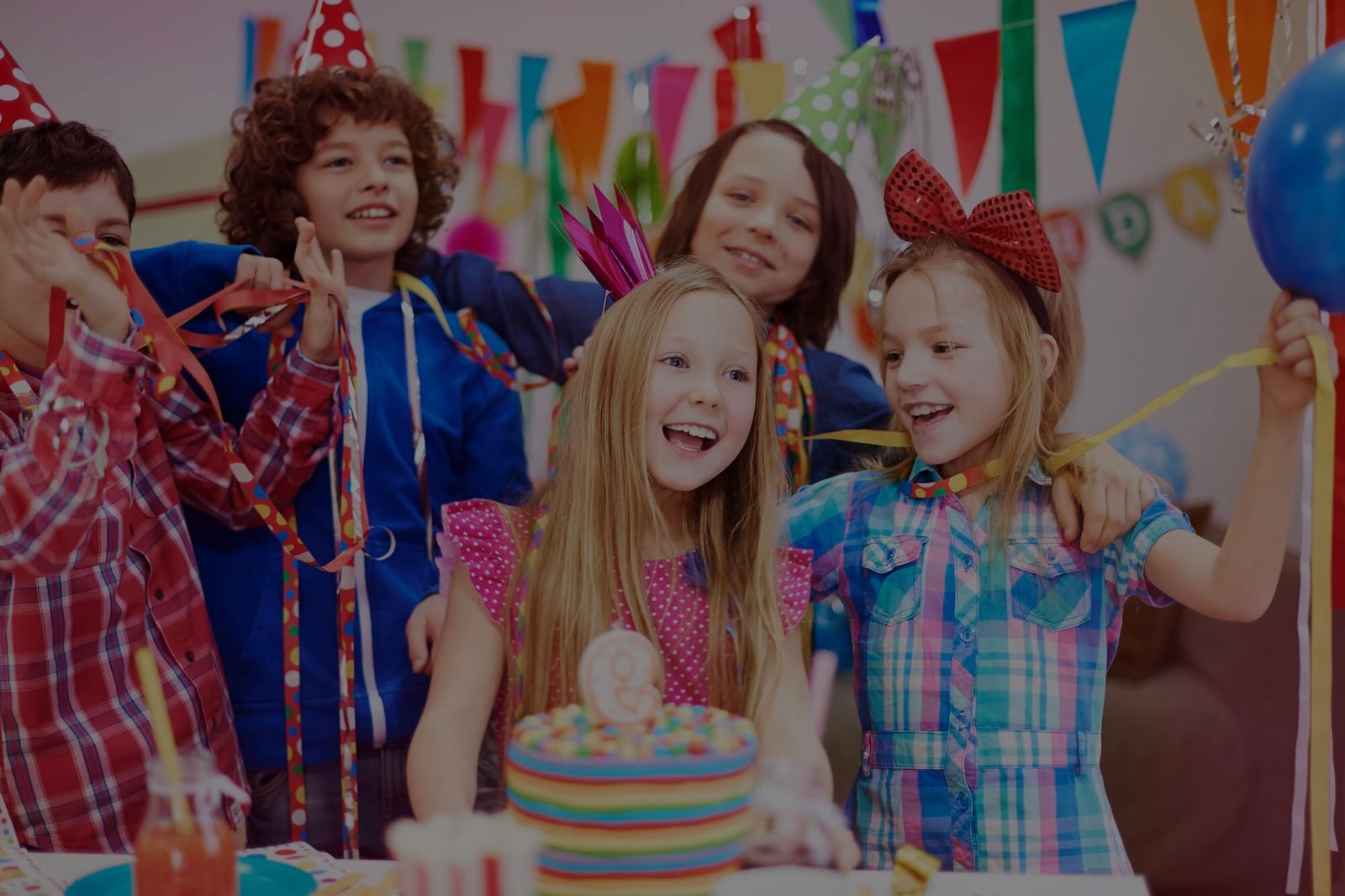 pegue e monte festa para crianças